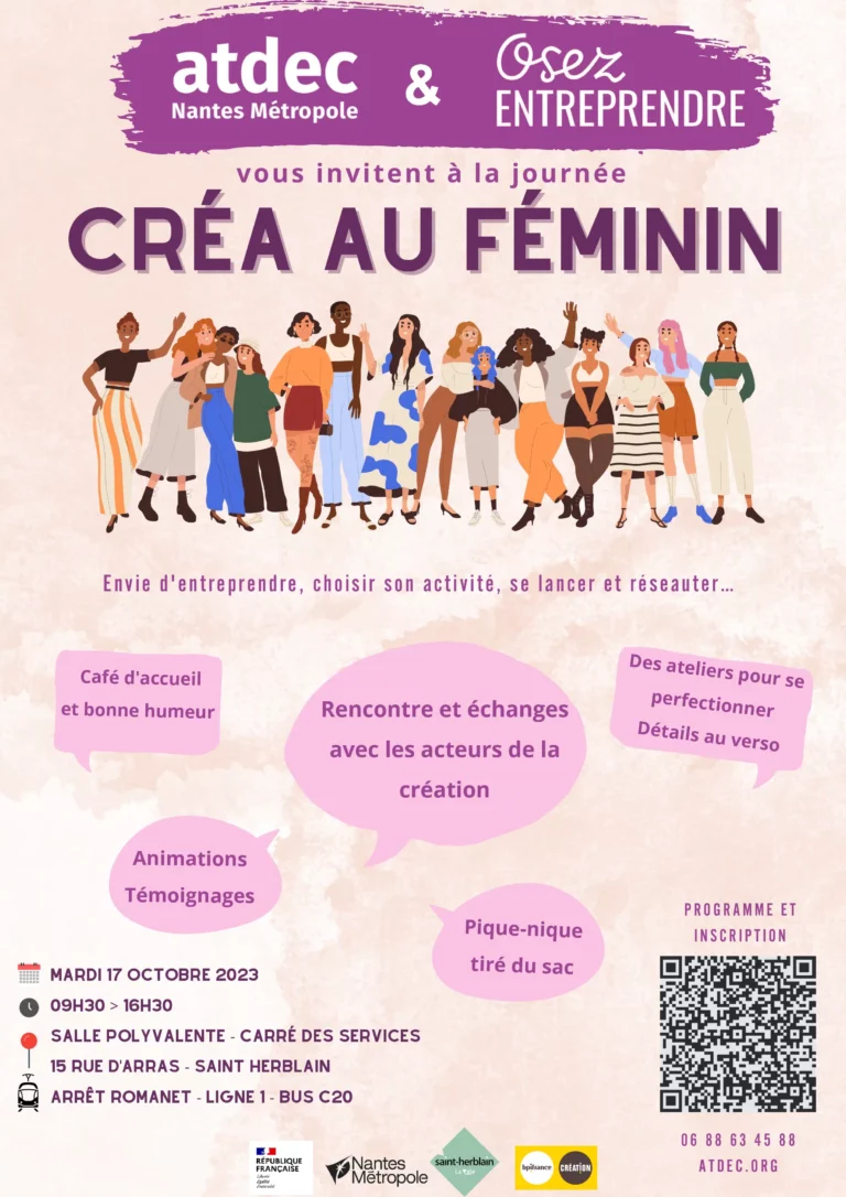Création d’Entreprise – FORUM CREA AU FEMININ 2023